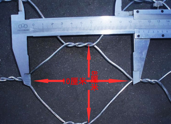 石笼网的测量方法图例