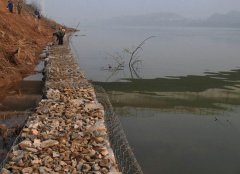 安徽石笼网应用于寿县河堤中